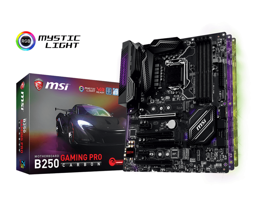 1151 MSI B250 GAMING PRO CARBON