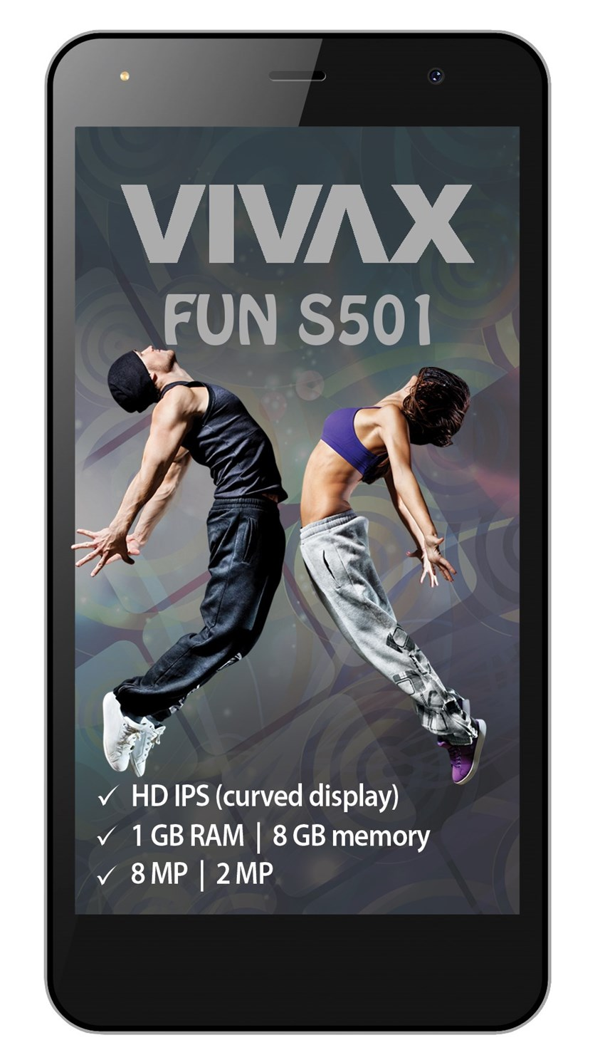 VIVAX SMART Fun S501 dark gray telefon