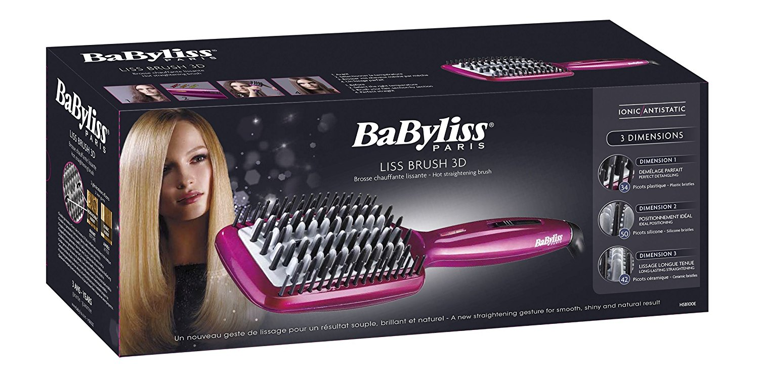 BABYLISS HSB100E Četka za ispravljanje kose 