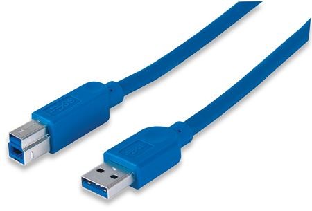 MH kabl USB 3.0 A Muški B Muški, 2m, plavi