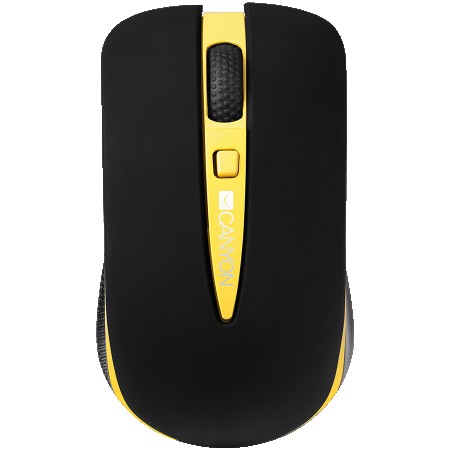 CANYON Mouse CNS-CMSW6 (Wireless, Optical 10001600 dpi, 4 btn, USB, automatic power saving), Yellow (CNS-CMSW6Y)