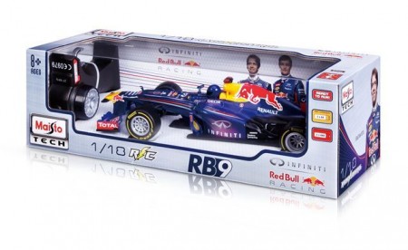 Plastični automobil na daljinsko upravljanje 1:18 F1 Red Bull. Službeno licencirani automobil s autentičnim detaljima. Full function daljin