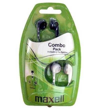 MAXELL SLUŠALICE EBC-2 COMBO PACK